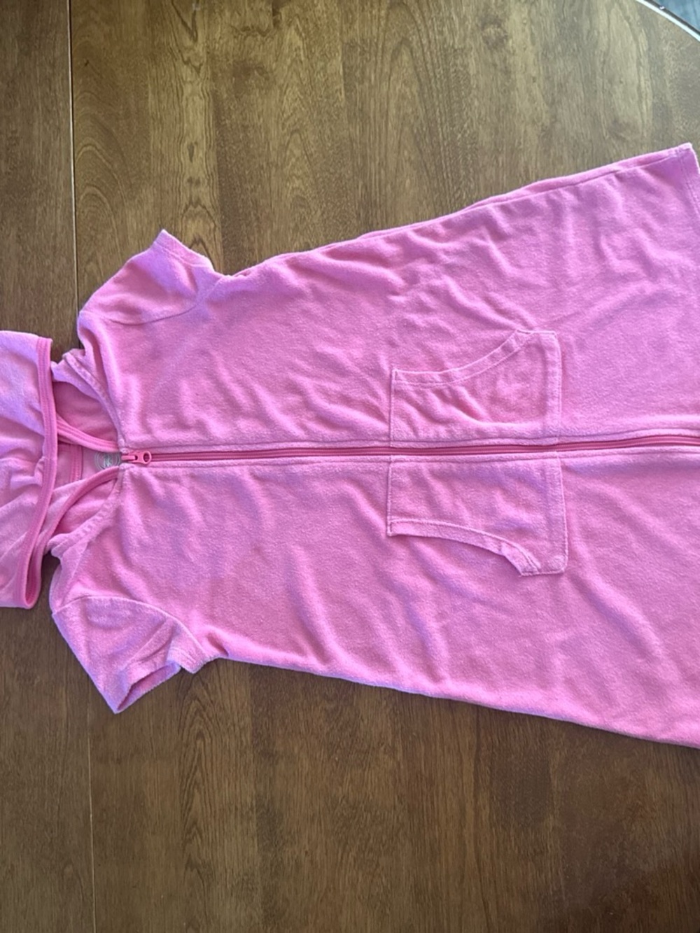 wonder nation Pink Hooded Kids Swim Coverup